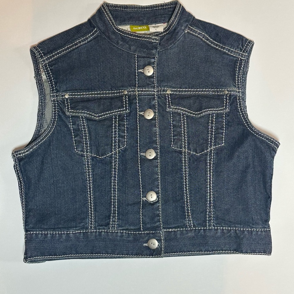 Acorn Women's Dark Blue Denim Vest